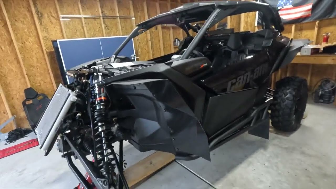 Установка лебедки Can Am X3 Viper Elite 2023 года