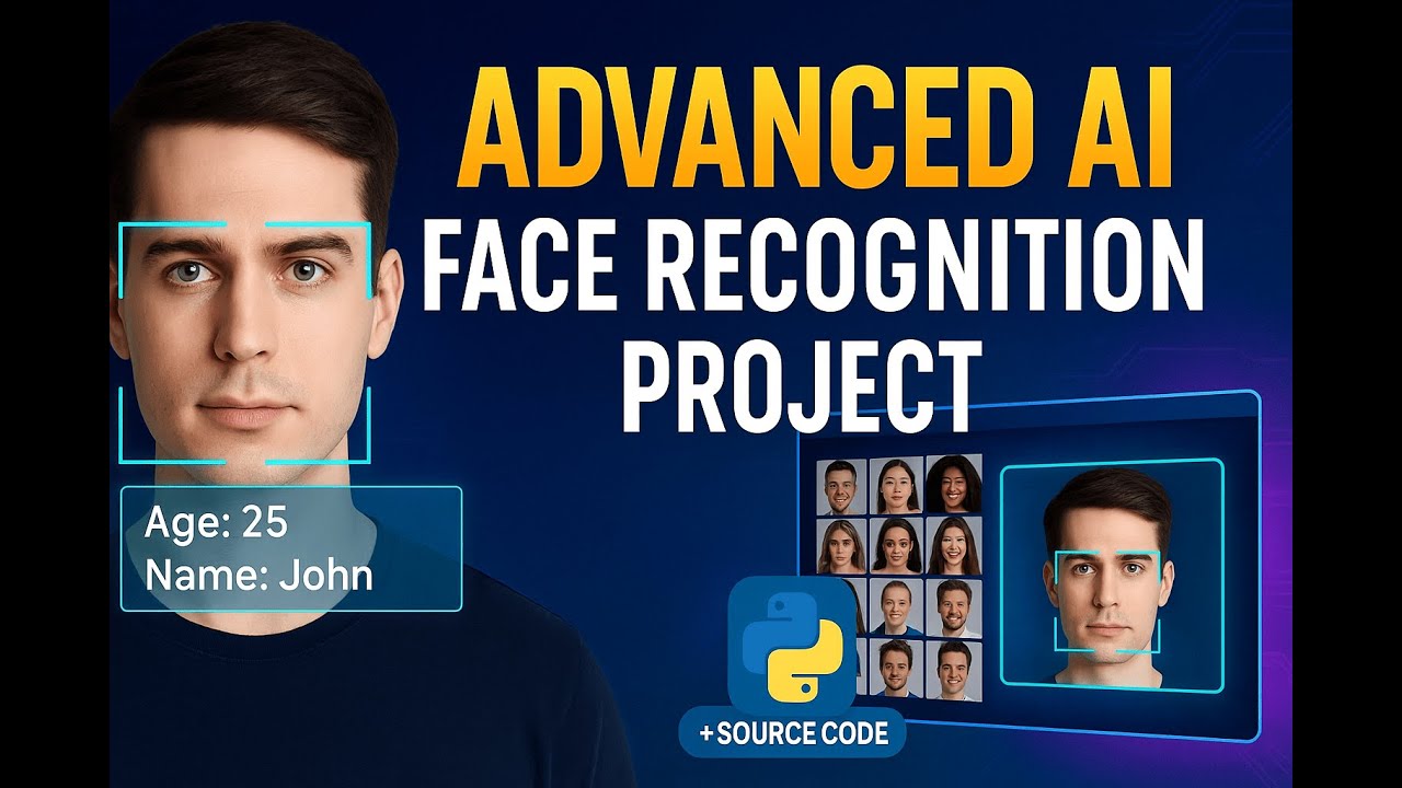 Advanced AI Face Recognition Project | Real-Time Face Detection & Smart Search Using OpenCV #opencv