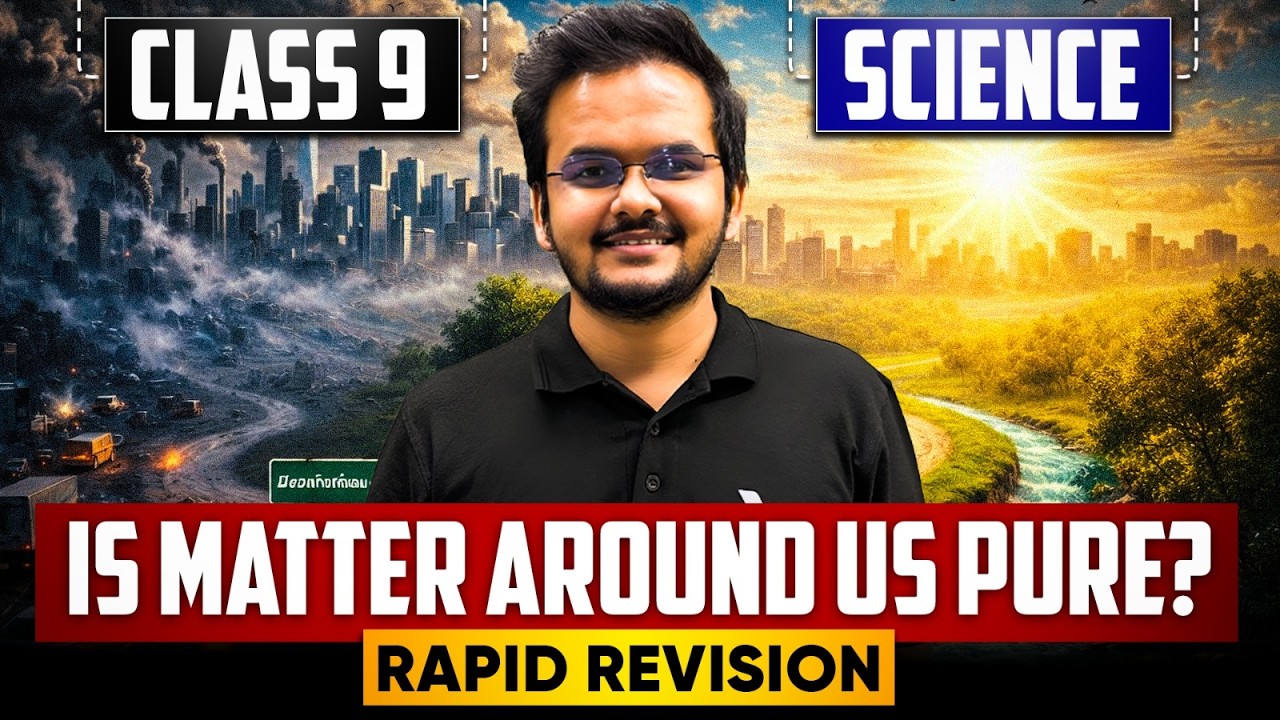 Is Matter Around Us Pure Rapid Revision🔥 | Class 9th Science | Class 9 One Shot | Shikhar Sir