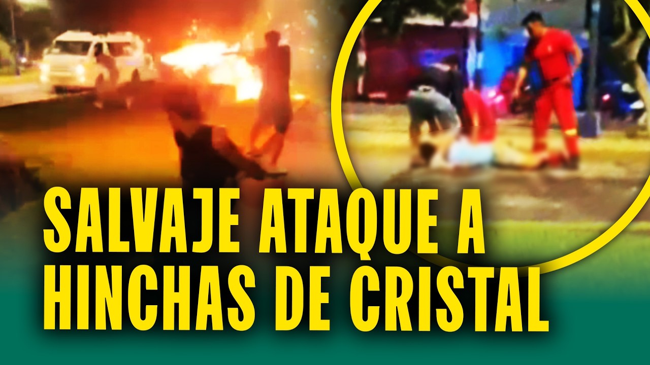 Ni polic&iacute;as ni bomberos pudieron evitarlo: Hinchas de Sporting Cristal son atacados tras ganar