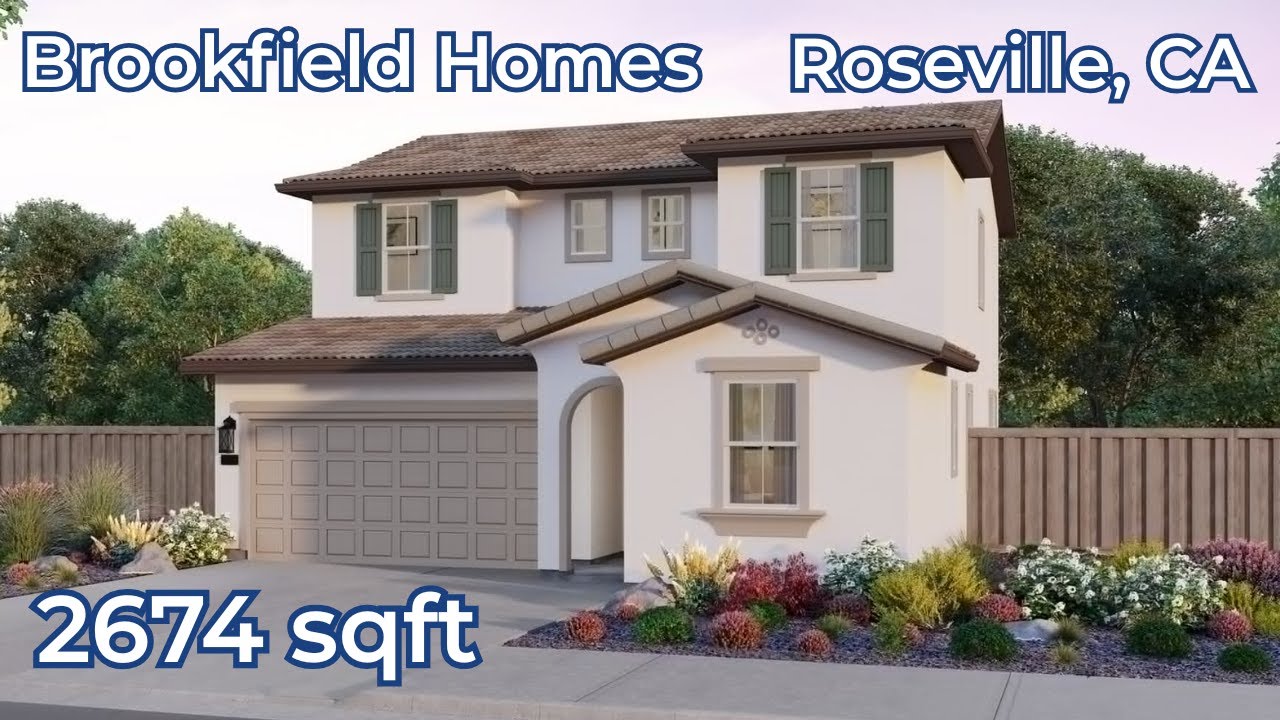 Brookfield Homes | 2674  SqFt | Alllora at Amoruso Ranch in Roseville, CA | Sacramento Real Estate