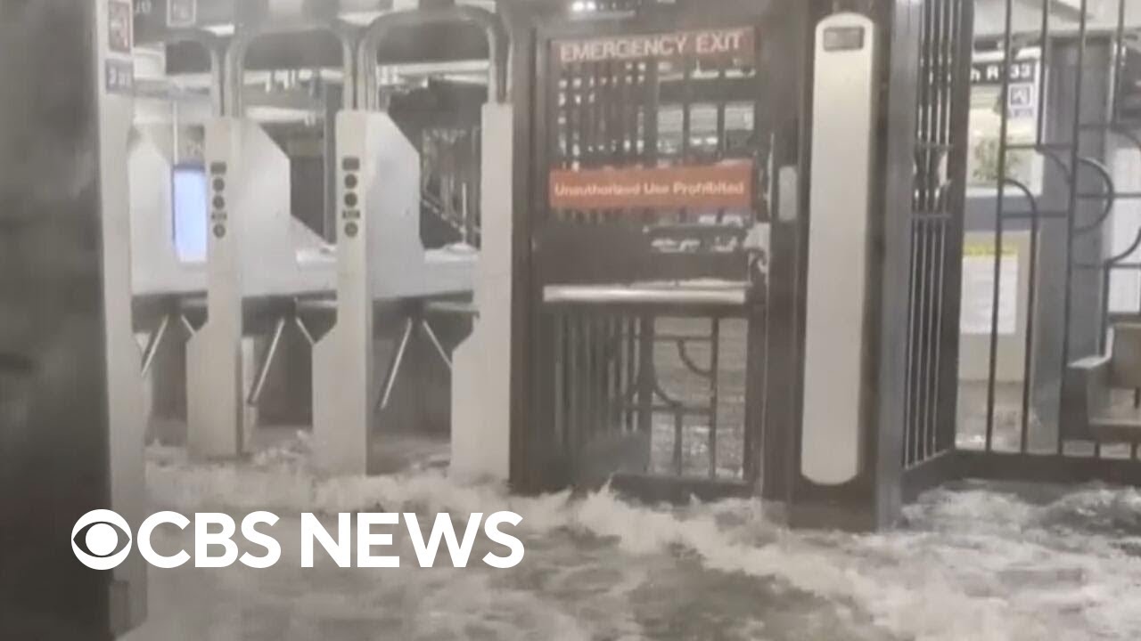 Flash flooding pummels NYC and slams subway lines