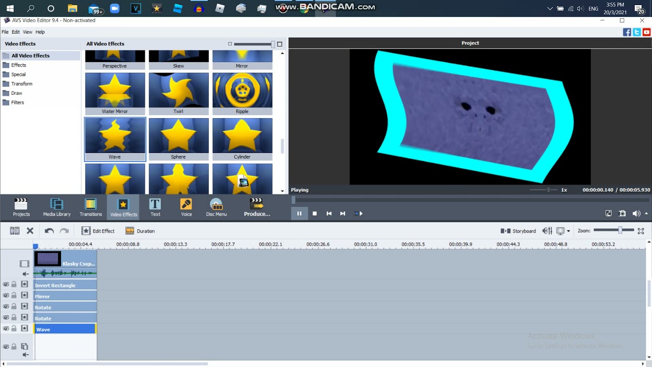 How to Make Reverse Echo Wave Spin On AVS