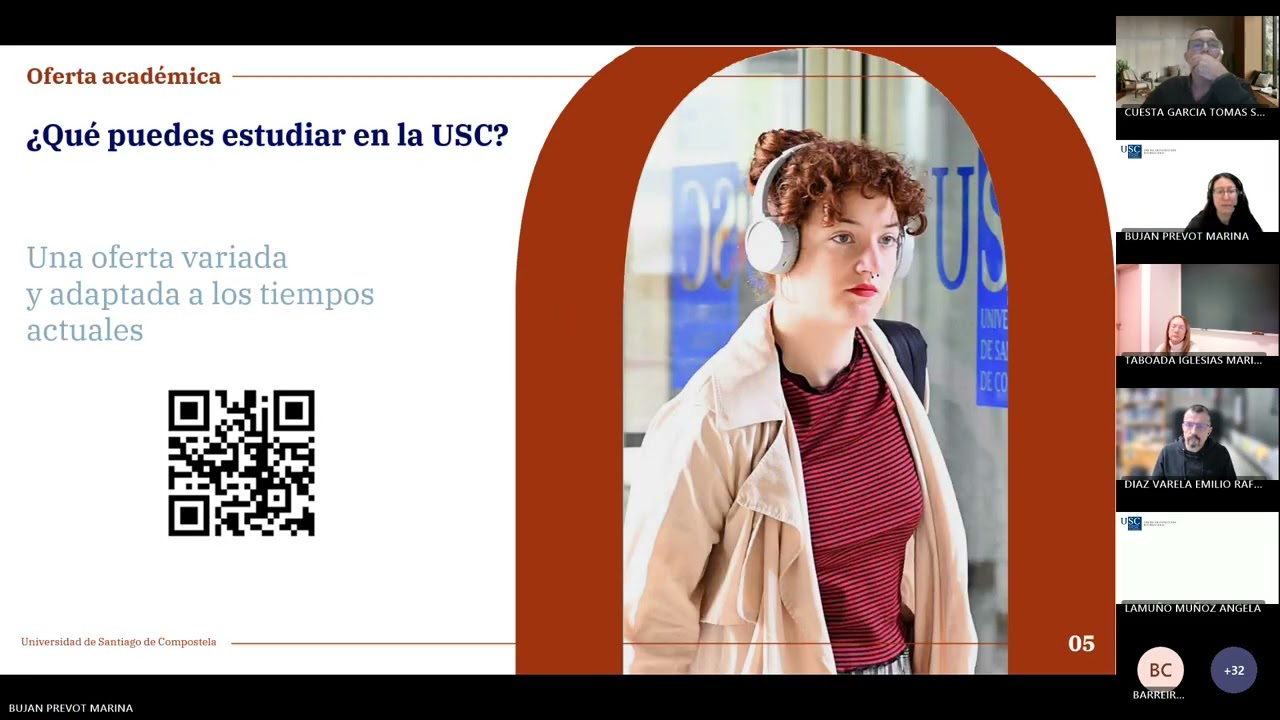 Webinario de presentación de másteres oficiales de la USC (2026) - Día 1