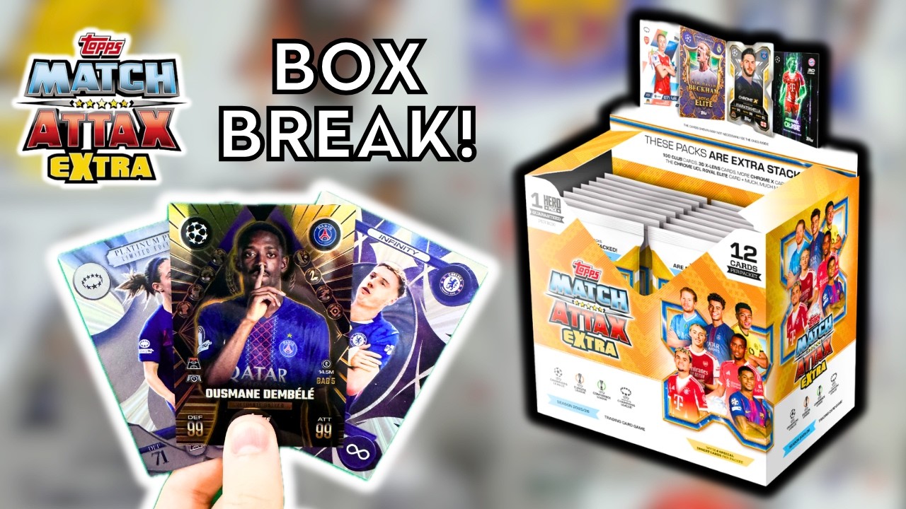 1 IN 100 PACK ULTIMATE BALLER CARD! | TOPPS MATCH ATTAX EXTRA 2026 | FULL 32 PACK BOX BREAK!