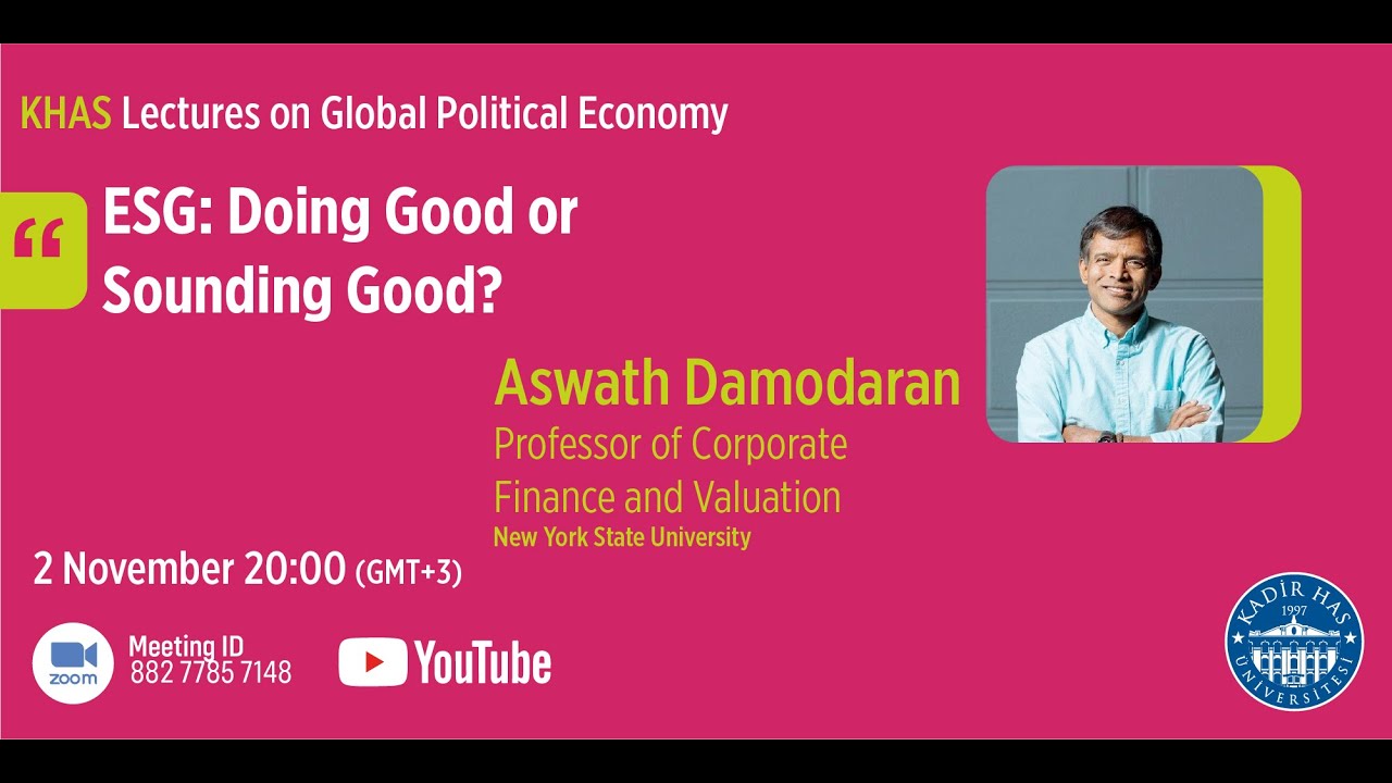 KHAS Global Political Economy Lecture 2: Aswath Damodaran