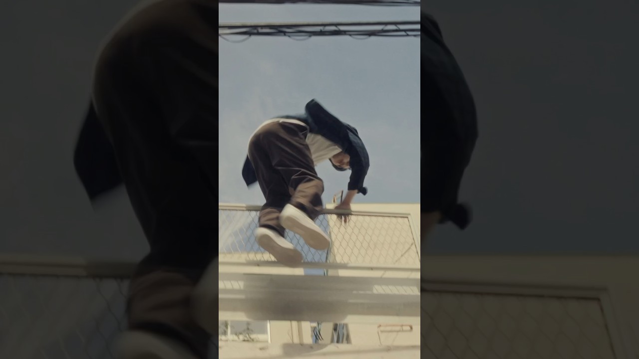 No webs, no problem parkour is my superpower in the city 