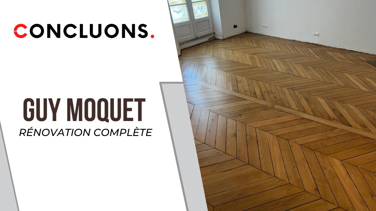 RÉNOVATION COMPLÈTE D'UN APPARTEMENT HAUSSMANNIEN - RESTAURATION D'UN PARQUET EN POINTE DE HONGRIE