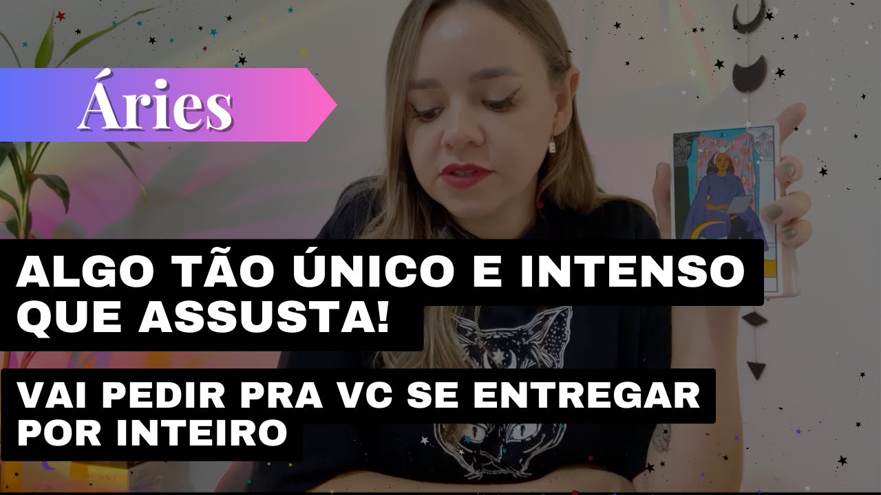 ÁRIES✨ALGO TÃO ÚNICO E INTENSO QUE ASSUSTA! VC ACEITA SE ENTREGAR POR INTEIRO?