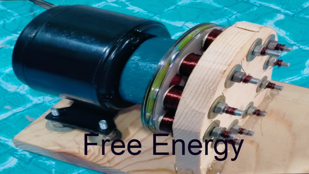 How To Make Free Energy Generator By Magnets And Copper Coil Winding New Electricity Generator