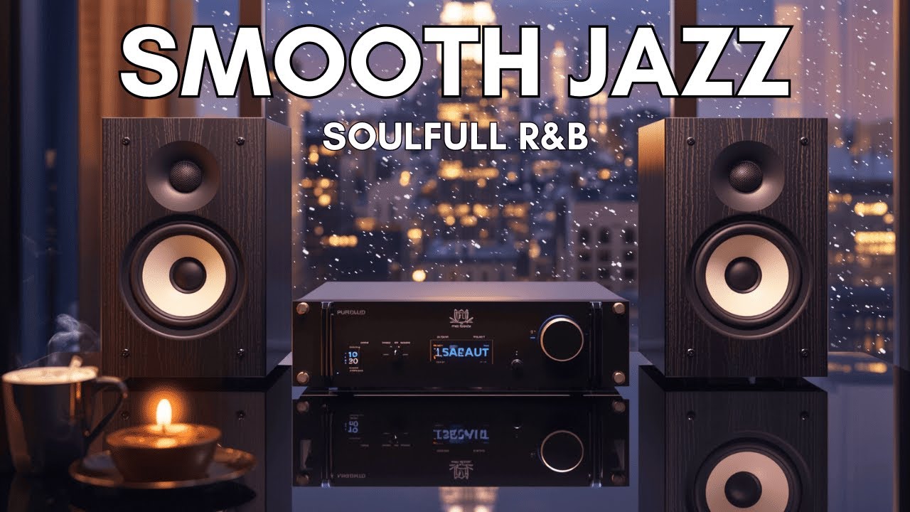 Rainy Night Vinyl Jazz Café 🌧️🎧 Smooth Jazz Soul R&B for Focus Session & Calm Nights