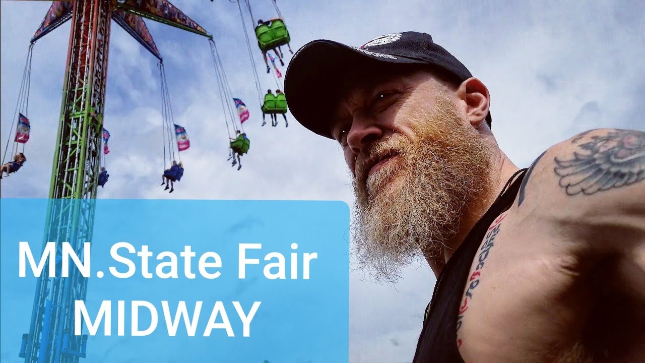 Minnesota State Fair 2018 - Midway Rides