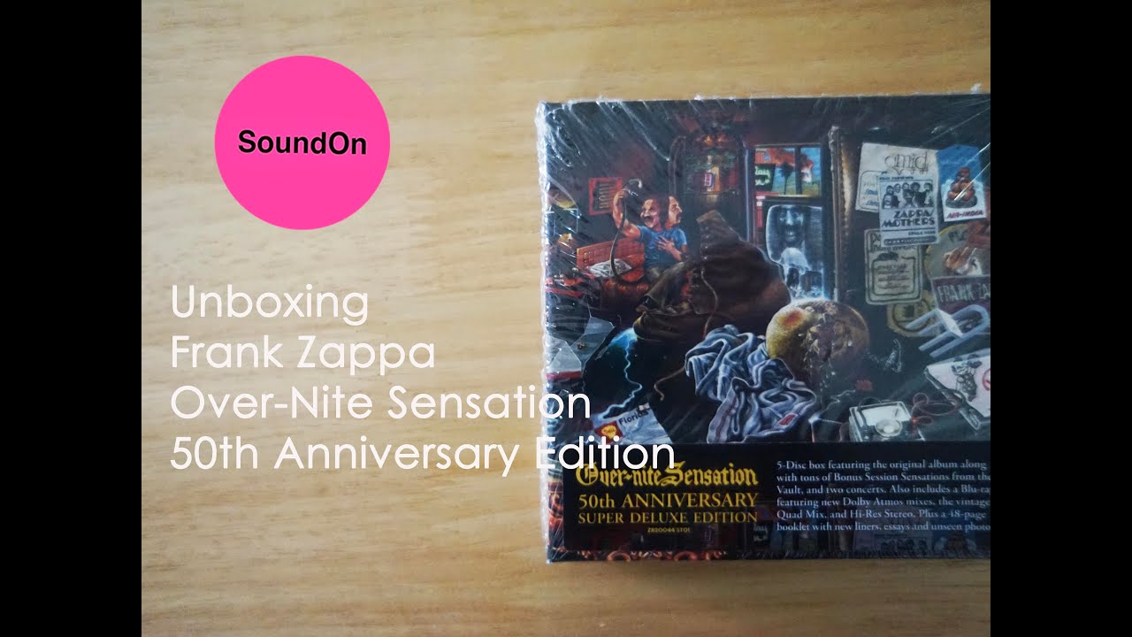 Unboxing Frank Zappa - Over Nite Sensation 50th Anniversary Edition