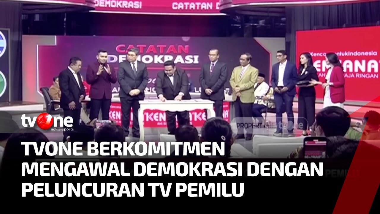 Penandatanganan MoU tvOne Sebagai TV Pemilu 2024 | Catatan Demokrasi tvOne