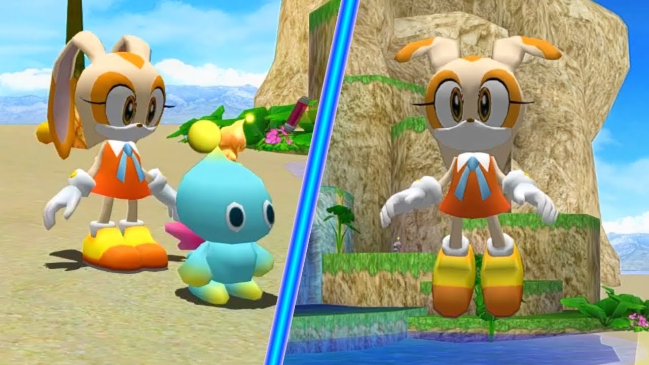 Cream the Rabbit in Sonic Adventure 2!