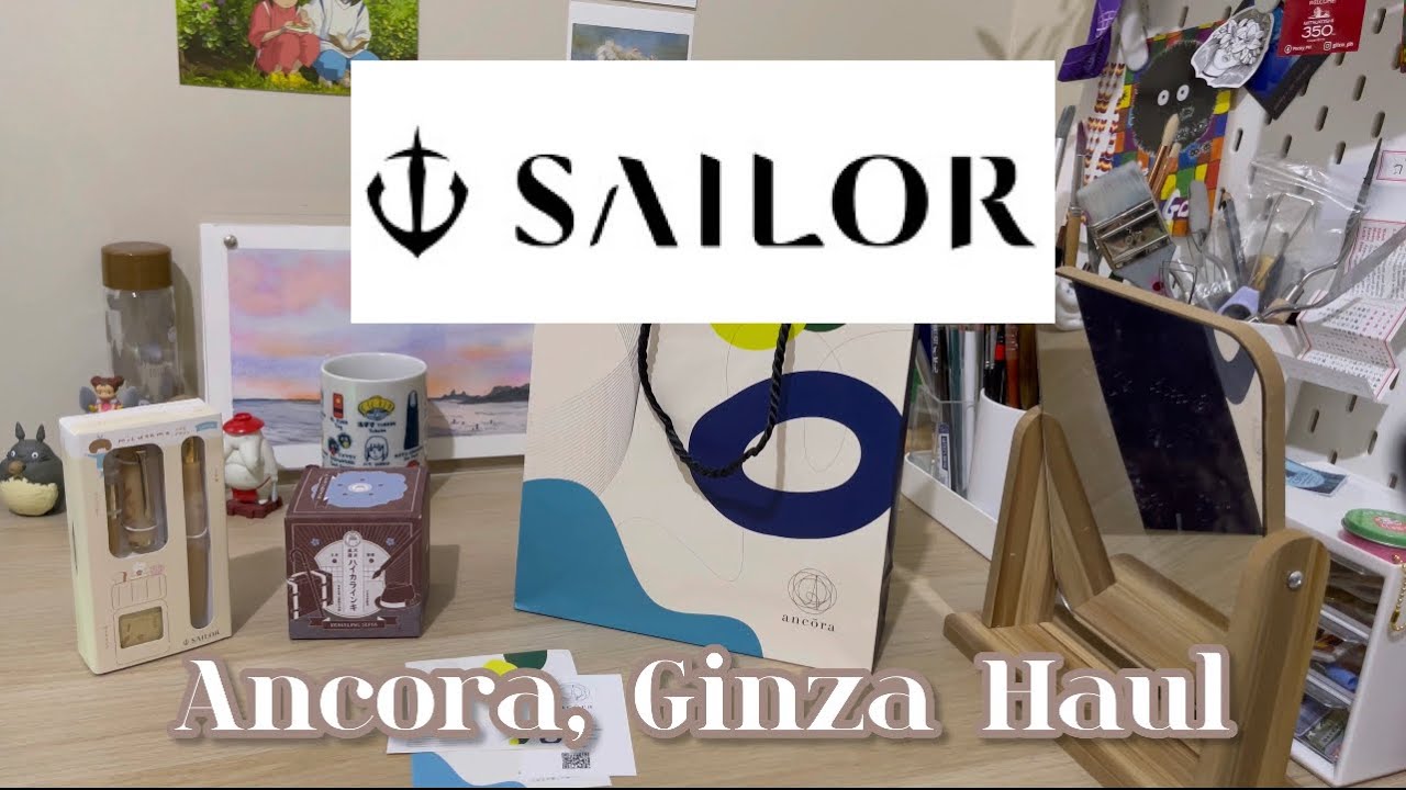 Ancora Haul and My First Custom Pen from Sailor! | Japan Haul Series