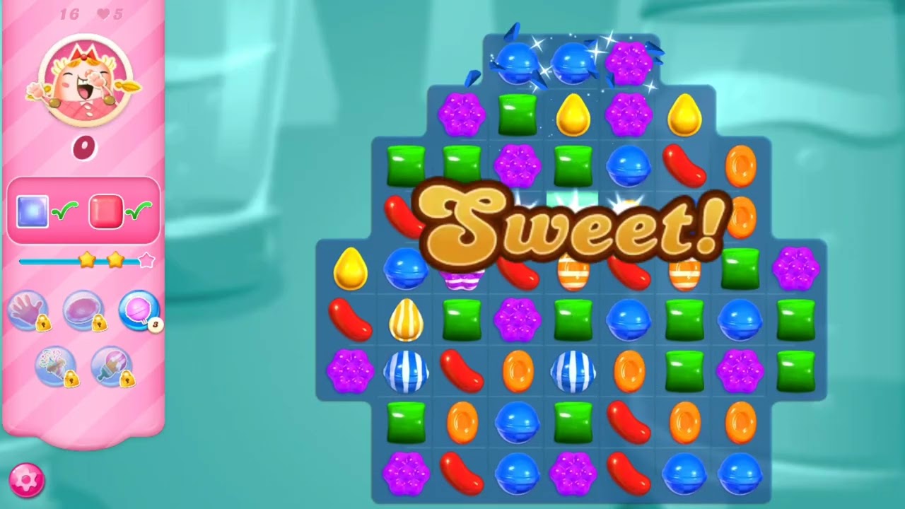 Уровни 13–19 игры Candy Crush Saga