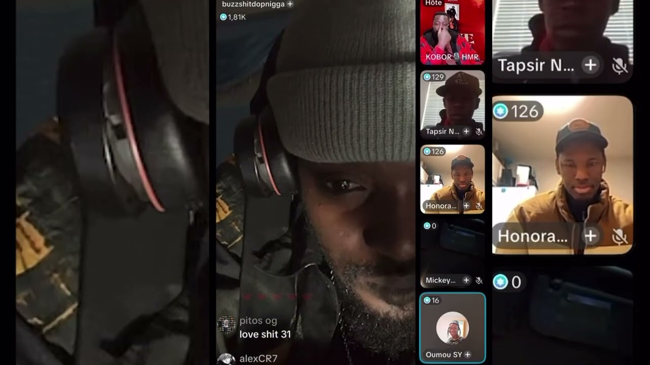 Live KOBOR sur Tik Tok invité Buzz Shit