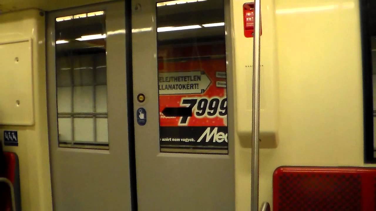 [HD] Budapest Metró M2 - Alstom 445