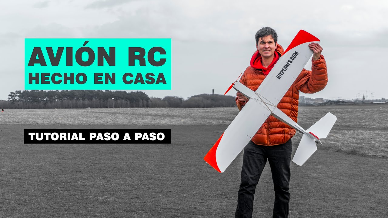 Avi&oacute;n entrenador RC hecho en casa | C&oacute;mo hacer un avi&oacute;n RC paso a paso - tutorial completo