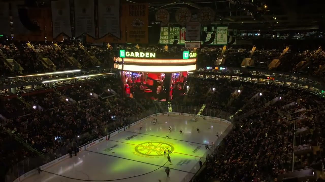 Boston Bruins 2022-23 Intro and Starting Lineups vs Ottawa Senators 3/21/2023