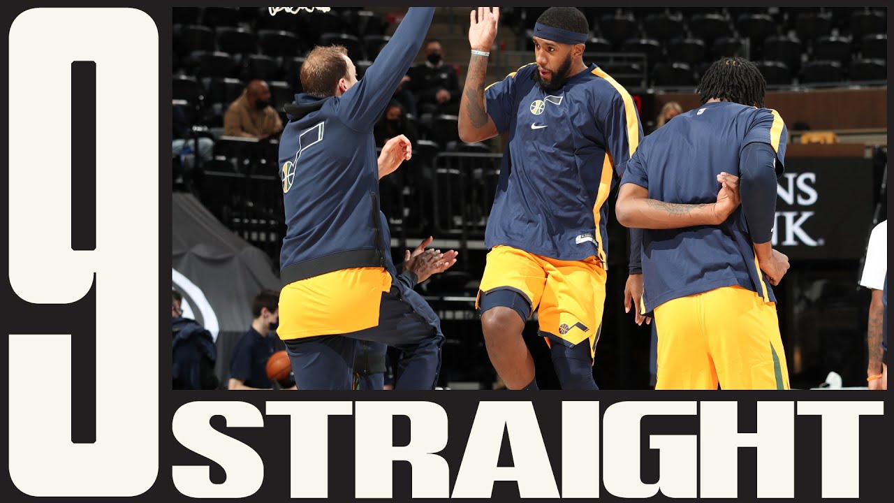 Streak moves to 9 STRAIGHT wins | UTAH JAZZ