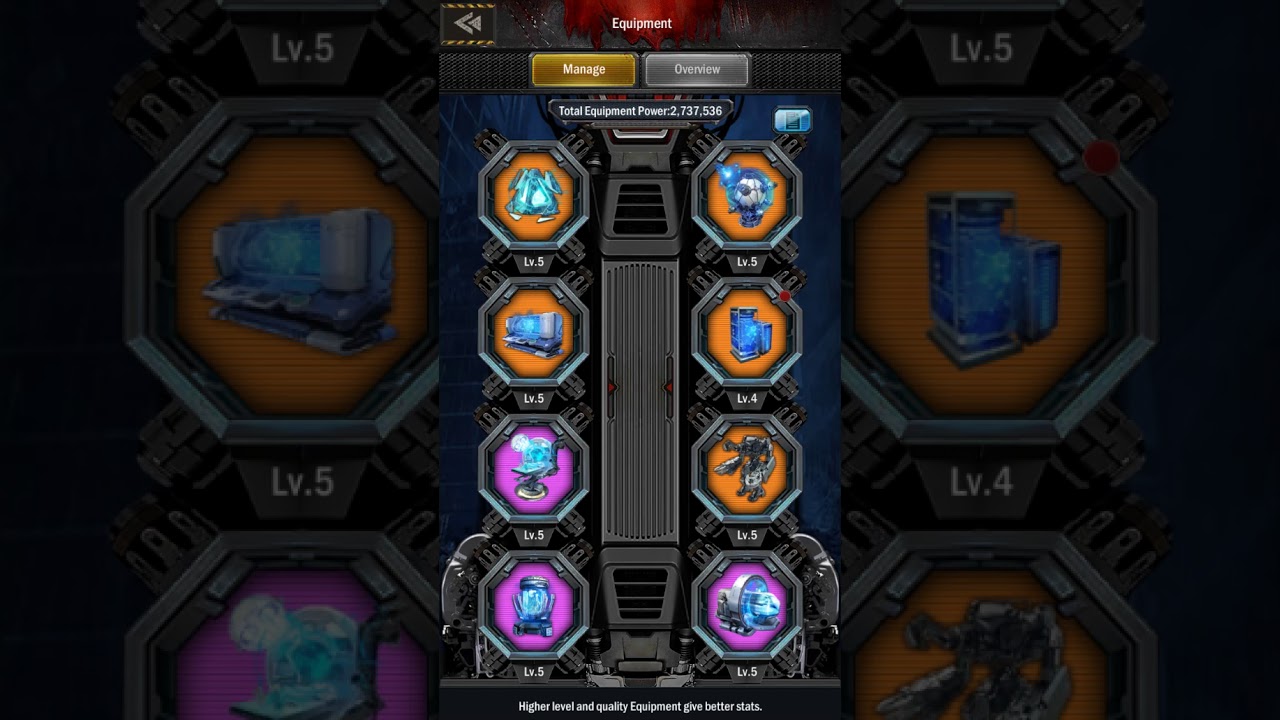 Age of Z equipment