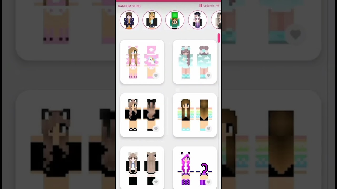 girls skins for Minecraft 😱#viral #shortsvideo #ytshortsindia #minecraft