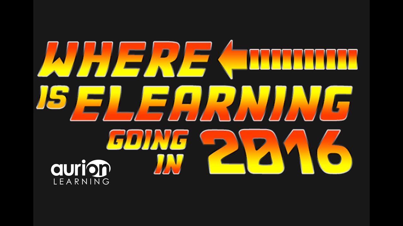 Webinar: E Learning Trends in 2016