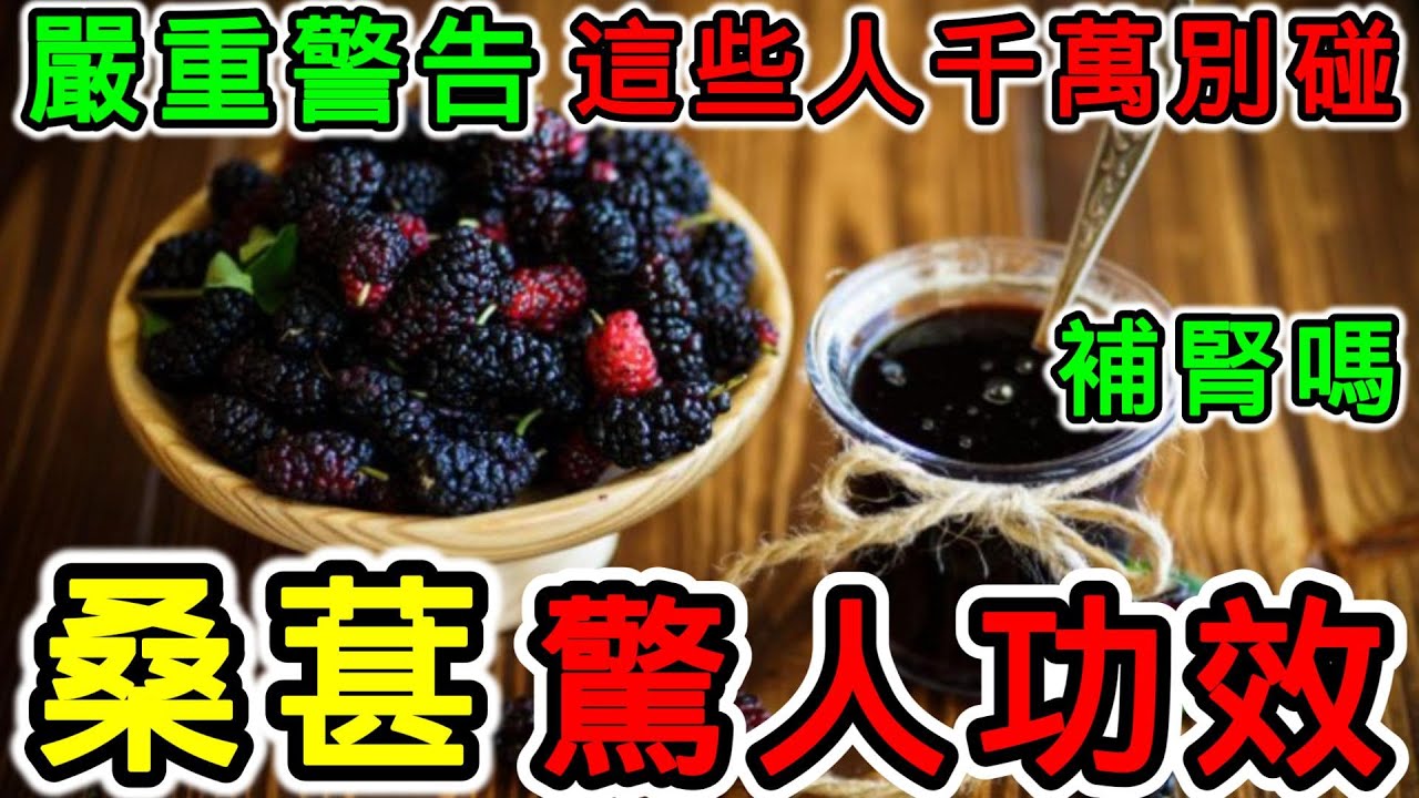 桑葚的營養價值，桑葚的功效，桑葚的副作用，桑葚的食用禁忌，桑葚可以補腎嗎？一天可以吃多少桑葚？什麼人不能吃桑葚？