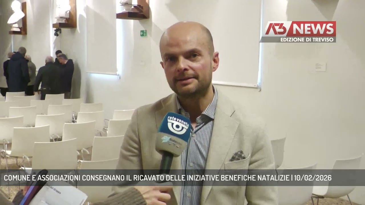 COMUNE E ASSOCIAZIONI CONSEGNANO IL RICAVATO DELLE INIZIATIVE BENEFICHE NATALIZIE | 10/02/2026