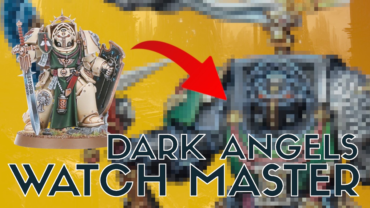 Kitbashing a Dark Angels Death Watch Watchmaster - Feat @Jam's Mini Mods