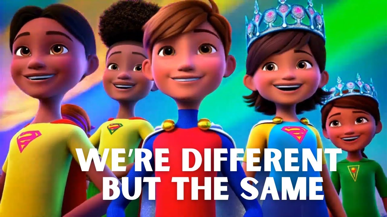 “We’re Different But the Same” is a joyful, uplifting kids’ song that celebrates diversity and unity