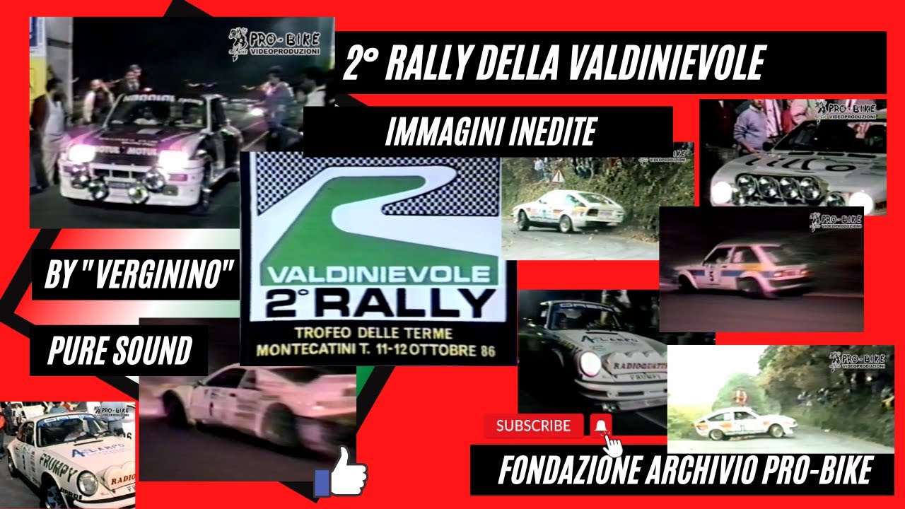 Rally della Valdinievole (2' Edizione) 1986 Inedito