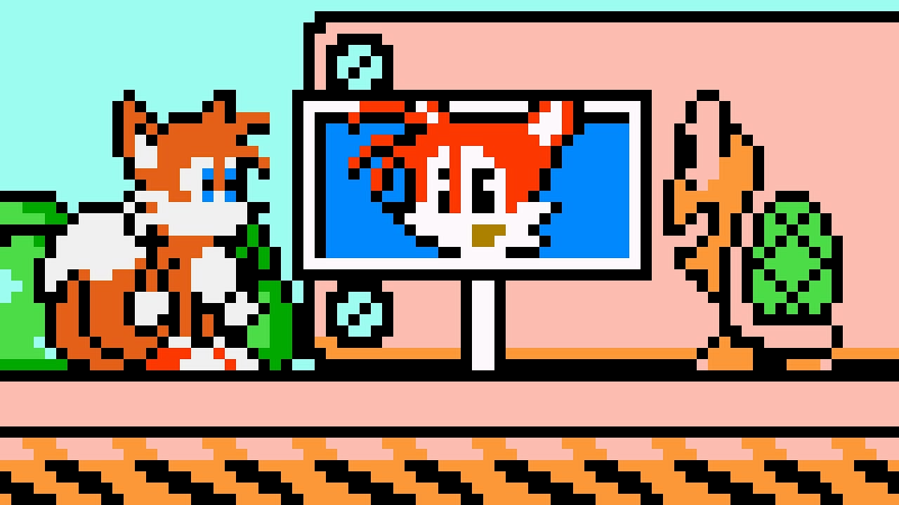 Tails in Super Mario Bros. 3 (NES). ᴴᴰ