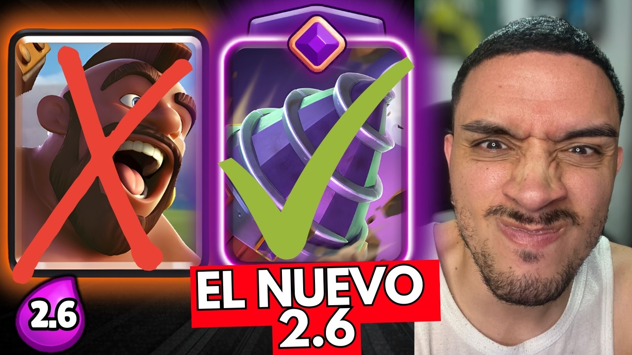 El nuevo 2.6 esta ROMPIENDO Clash Royale!!! TOP 1??