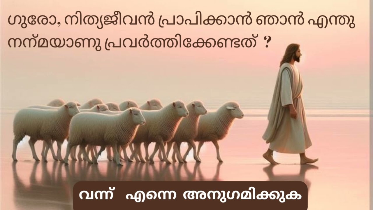 ആഗസ്റ്റ് 19 - മത്തായി 19 : 16-22