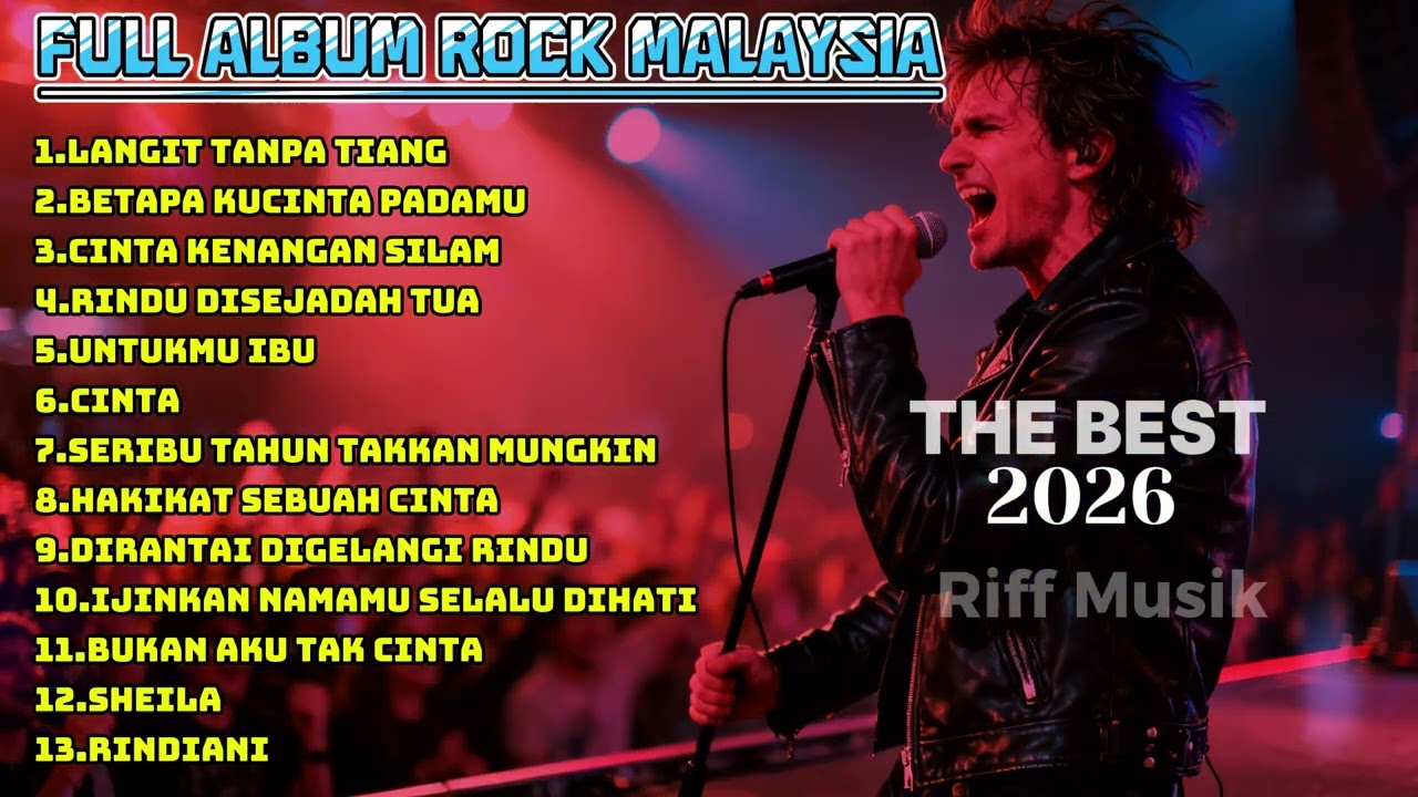 FULL ALBUM ROCK MALAYSIA PENUH MAKNA - LANGIT TANPA TIANG,RINDIANI,UNTUKMU IBU