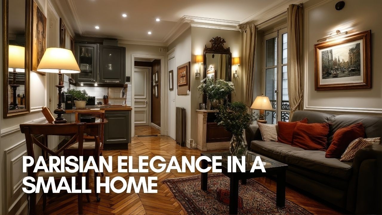 Parisian Elegance in a Small Home | Make Tiny Spaces Look Huge & Luxurious