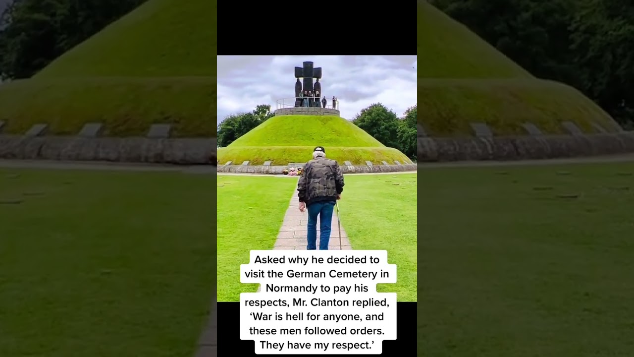 When U.S. Veterans visit Normandy, very few choose to visit the La Cambe German Cemetery #viral #usa
