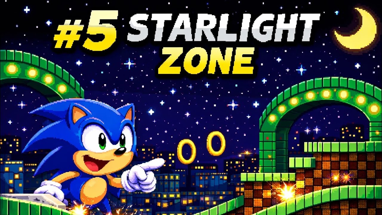 SONIC THE HEDGEHOG CLASSIC | EPISODE #5 | STARLIGHT ZONE | ACT 1,2,3 | @ABH_MASTER 
