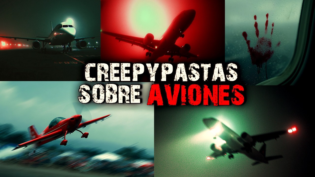4 Creepypastas Sobre AVIONES | Historias de terror | SrJoel336