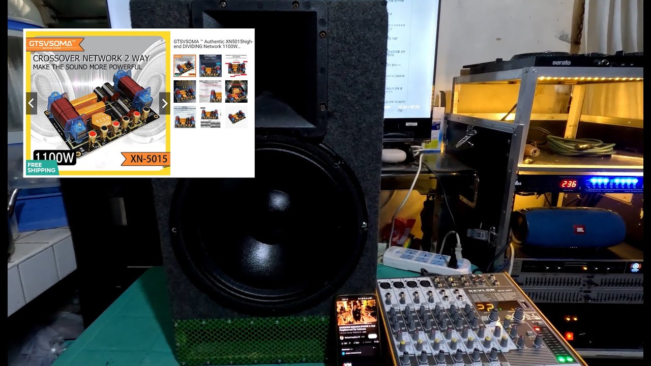 Unboxing & Product testing GTSVSOMA™ XN5015 Dividing Network 2 way 1100W high end materials
