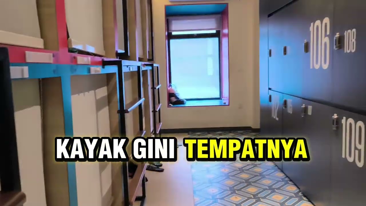 Review liburan nginap murah di Borough Kuta #capsulehotel #backpacker #bali #kuta #legian #travel 