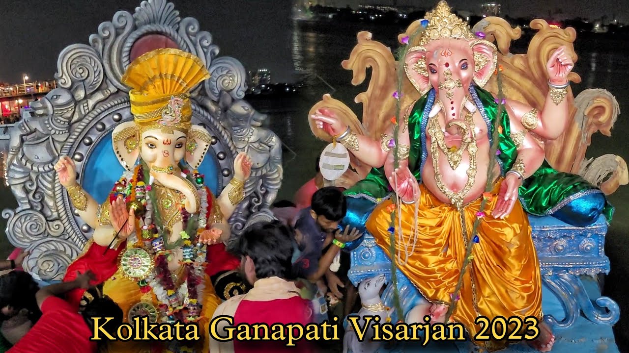 Ganpati Visarjan 2023 | kolkata Ganesh Puja Visarjan 2023 | Ganesh Chaturthi 2023