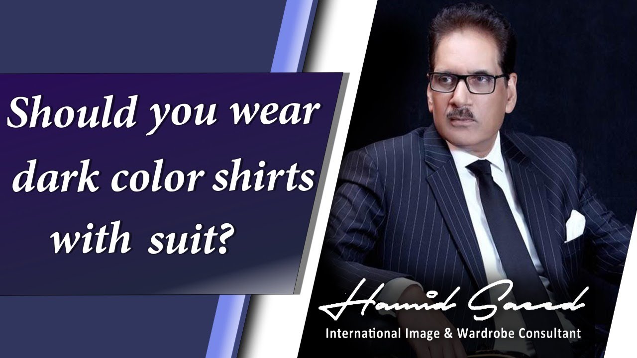 SHOULD YOU WEAR DARK COLOR SHIRTS WITH SUIT?
