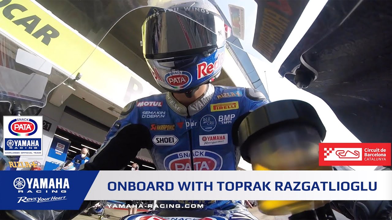 Onboard with Toprak Razgatlıoğlu at Circuit Barcelona Catalunya