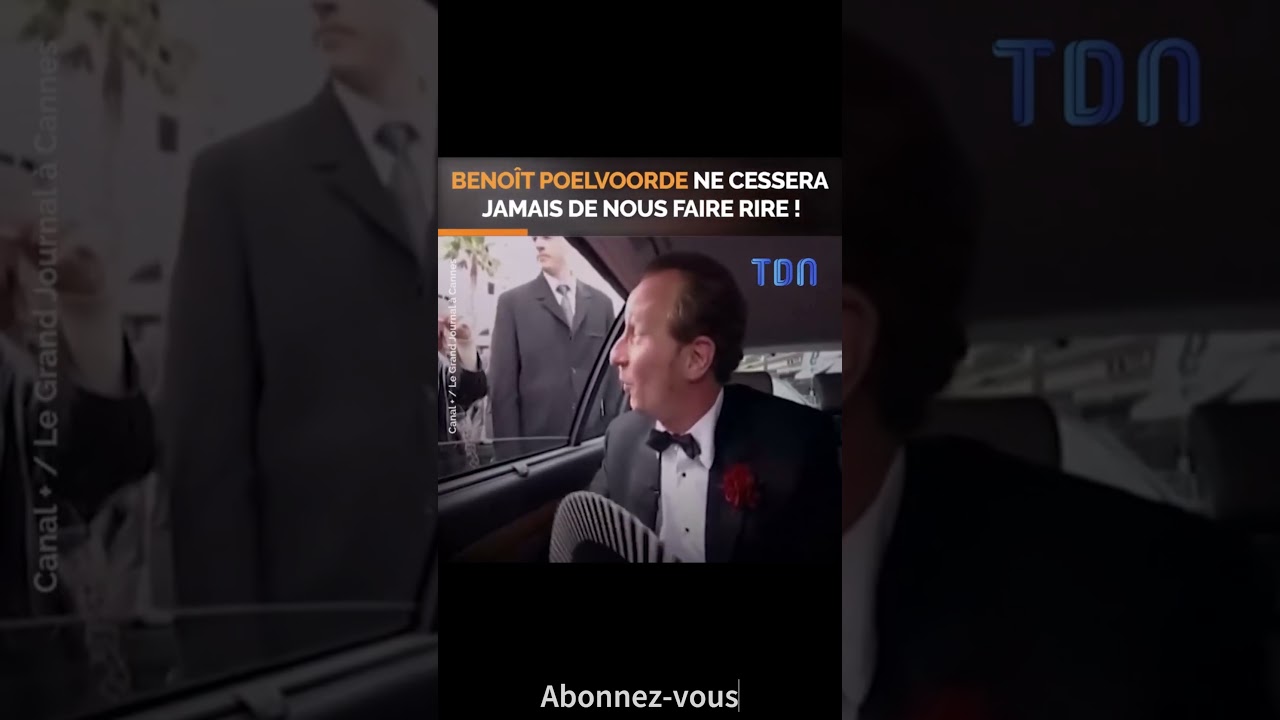 Benoit Poelvoorde se moque d'un journaliste italien