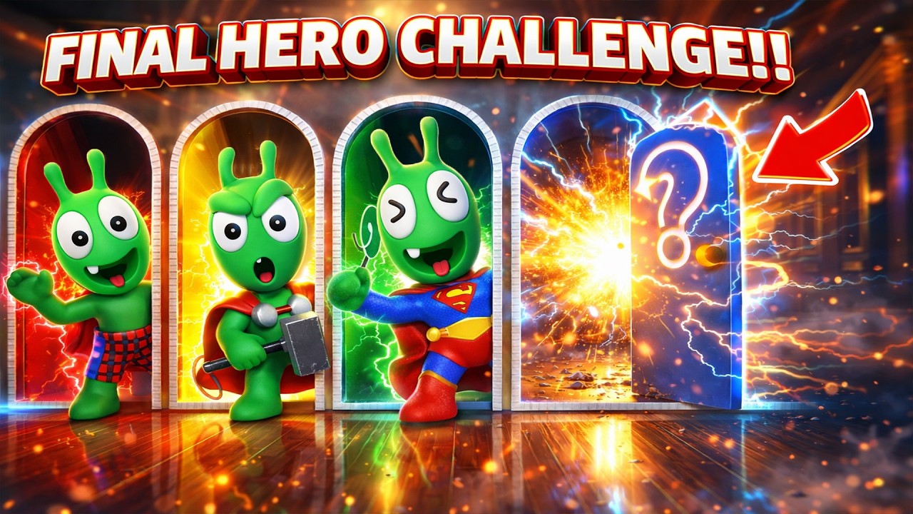 Pea Pea Tests the Mysterious Superhero Power Room — Can He Handle the Power ?