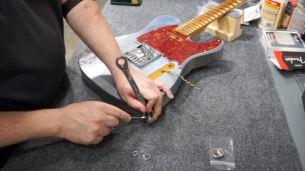 My Anniversary Telecaster Project: Part 2 - Fitting the Bridge and Other Hardware